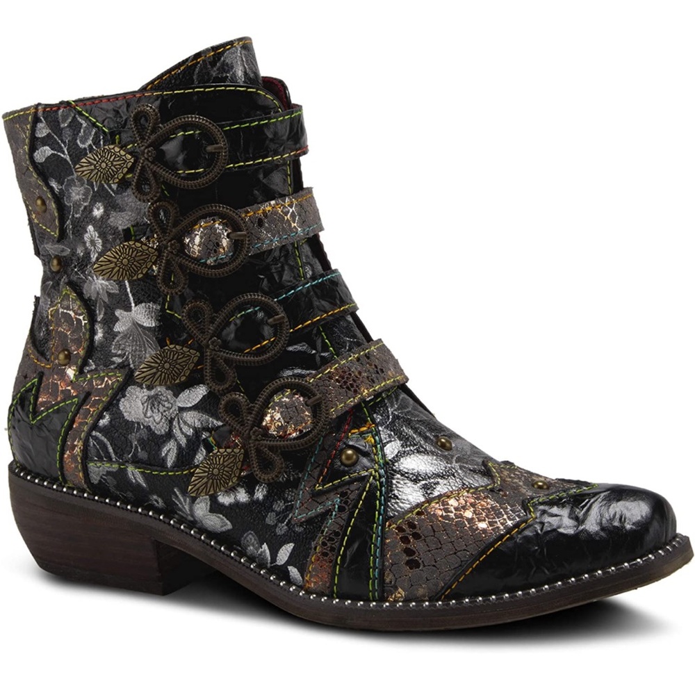 Spring Step L'Artiste Rodehadrive Black Multi EU 42 10.5 11. Brand new in box!
